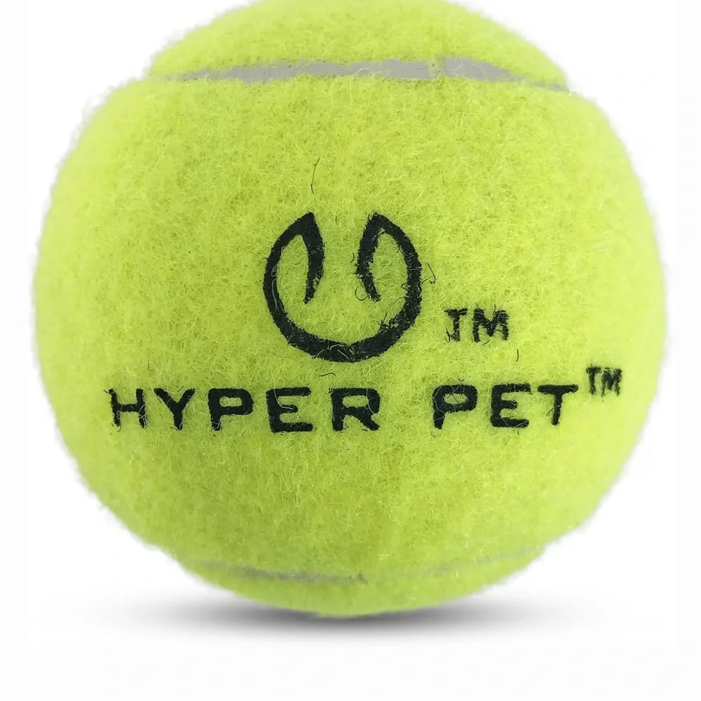Hyper Pet Tennis Balls Dog Toy, 12 count